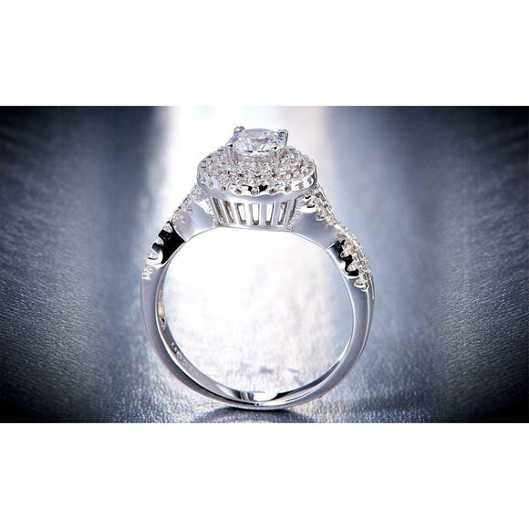 Sterling Silver Engagement Ring Crystals- Various - Picture 3 of 4